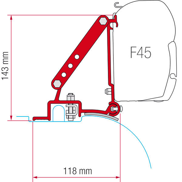 Fiamma Kit F45 - Fiat Ducato High Roof