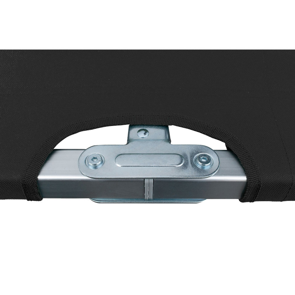 BasicNature Travelchair Feldbett schwarz 210 cm