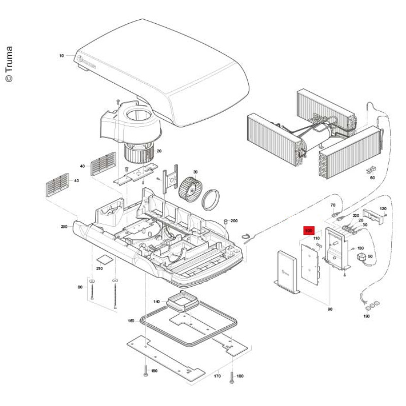 Truma Steuerelektronik für Klimaanlage Aventa Comfort ab Bj. 2013