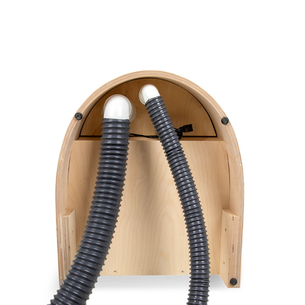 TROBOLO TinyBloem Trenntoilette natur mit integriertem Abluftsystem
