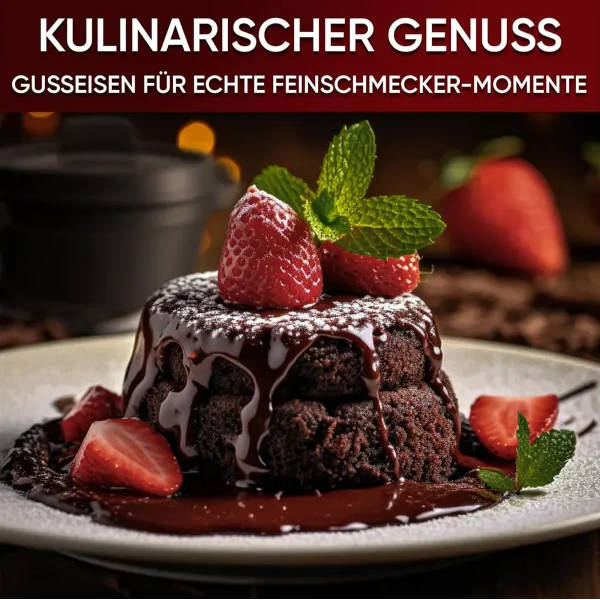 Gusskönig Eingebrannter 6x 300 ml Mini Dutch Oven Set