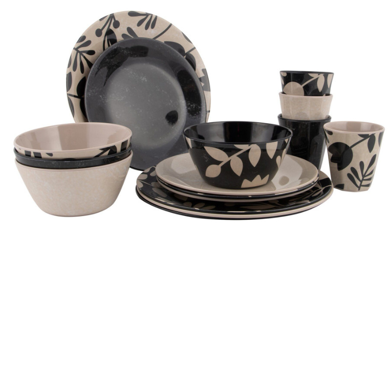 bo-Camp Geschirrset Mix und Match Savana