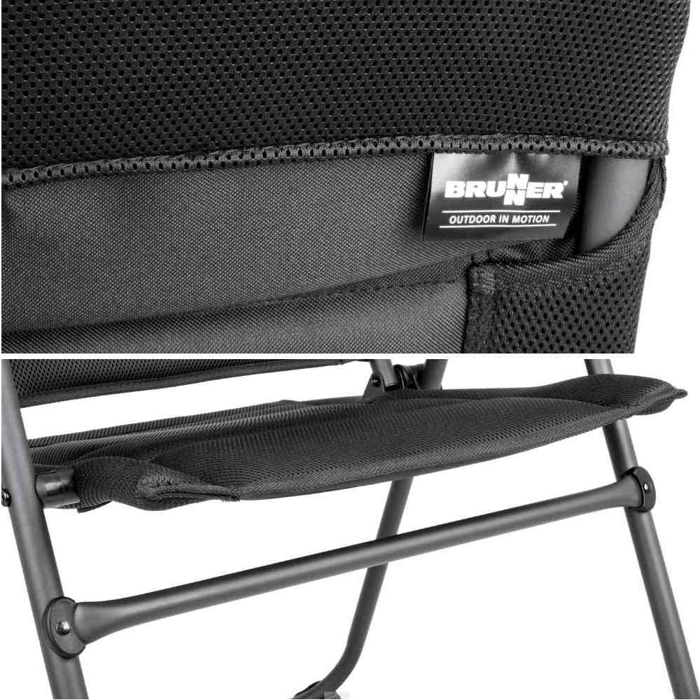 Brunner Campingstuhl / Klappsessel SKYE 3D Compact, schwarz