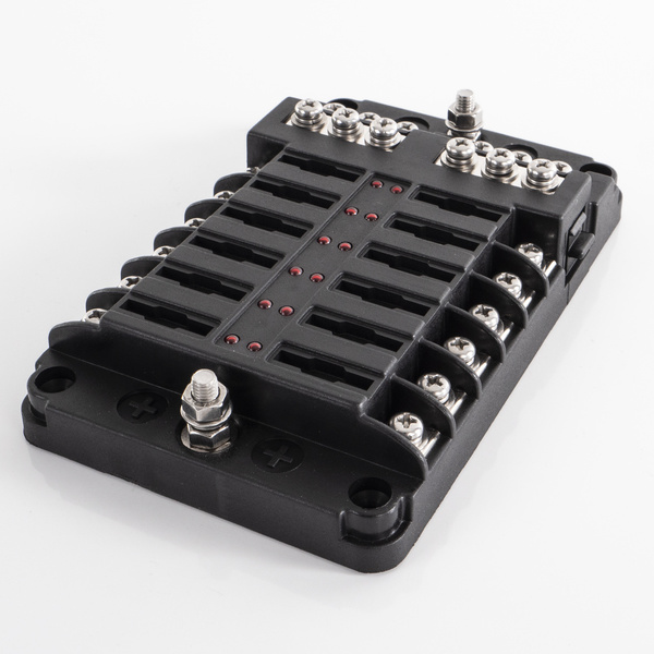 Carbest Stromverteiler mit Sicherungshalter 12-fach