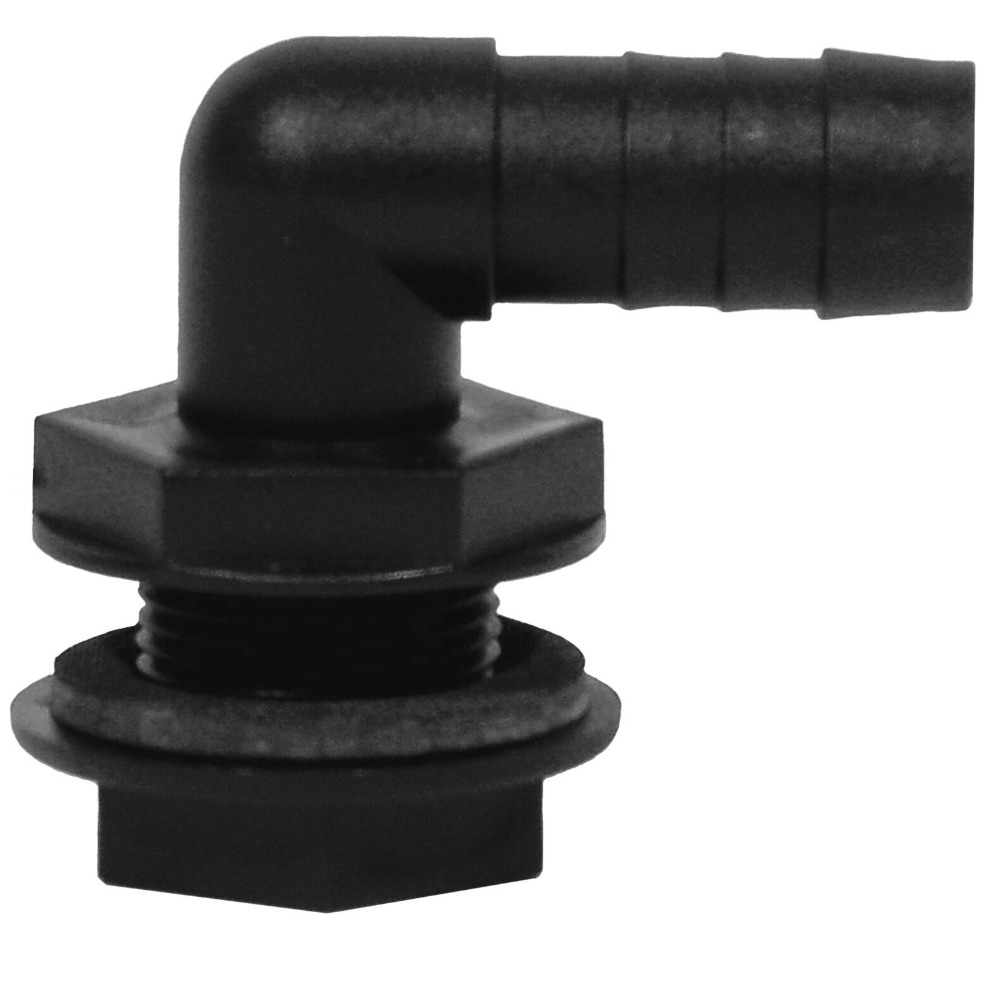 Lilie Einschraubtülle 1¼ gewinkelt schwarz, SB