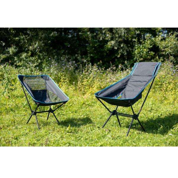 Defa Klappstuhl Low Chair, anthrazit/blau
