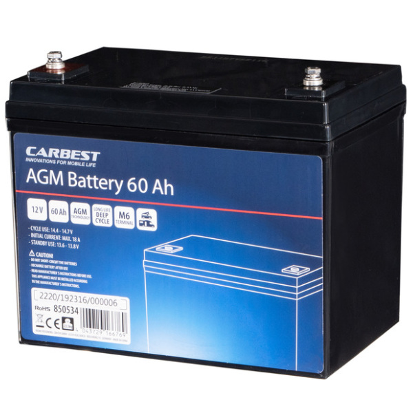 Carbest Long Life Deep-Cycle AGM 60