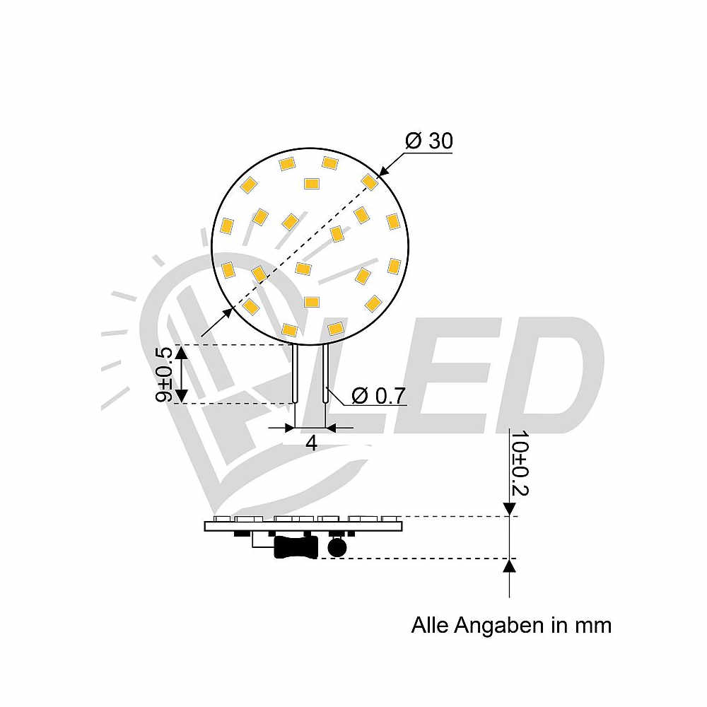 David 21er SMD LED Modul G4 12V