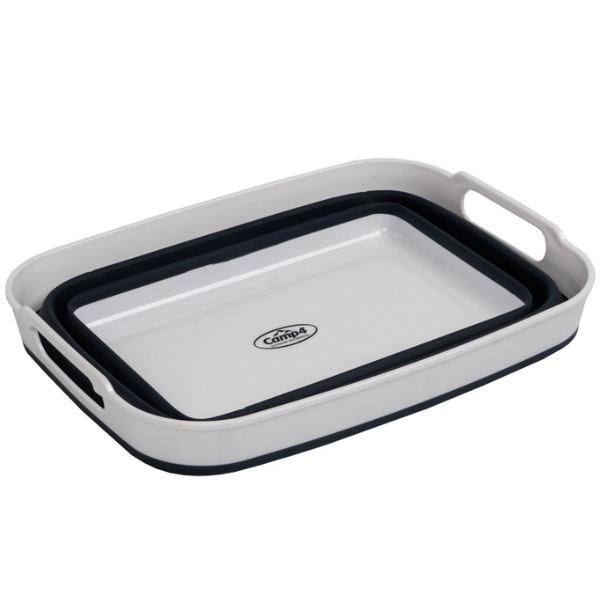 Camp4 Waschschüssel faltbar, grau/weiß