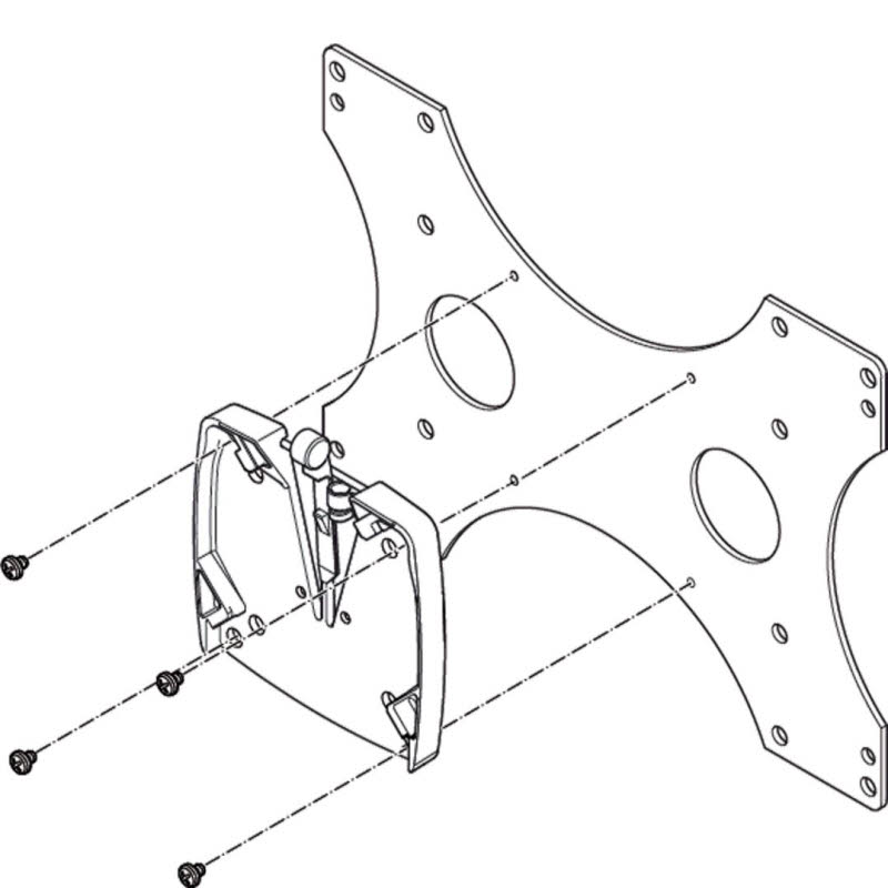 Novus Adapterplatte VESA für Wandhalterung Sky N und Sky HF