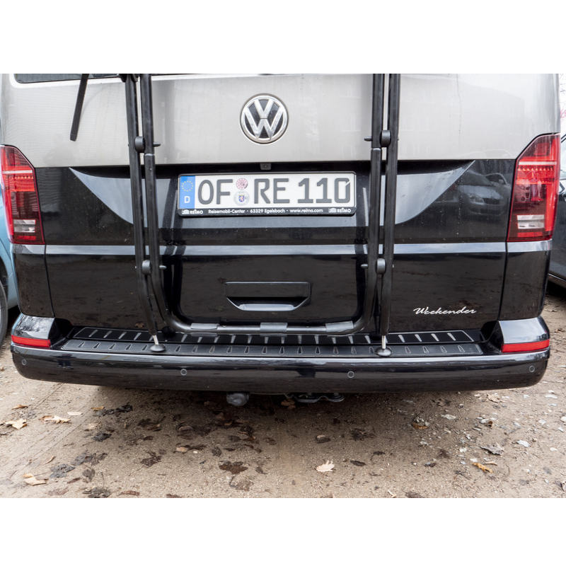 Carbest Ladekantenschutz aus Edelstahl & Carbonfolie schwarz, VW T5,T6