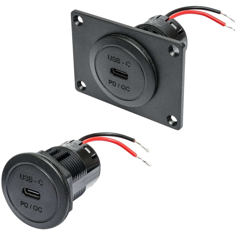 Procar Power-Einbausteckdose USB-C, 60 W