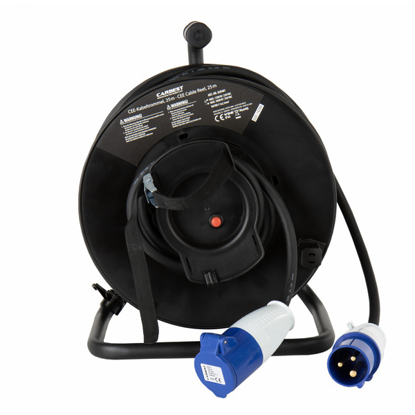 Carbest CEE-Kabeltrommel H07 RN-F 3 x 2,5 qmm - 25 m