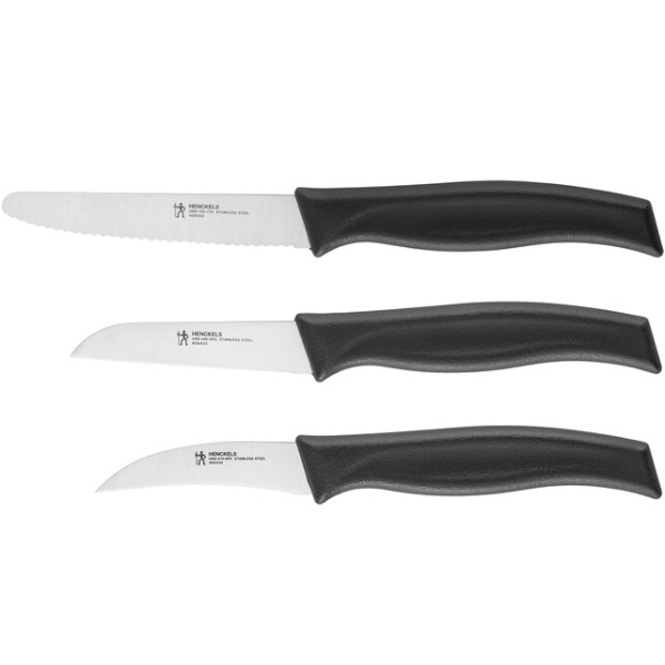 Henkels by ZWILLING Messerset 3-tlg., schwarz