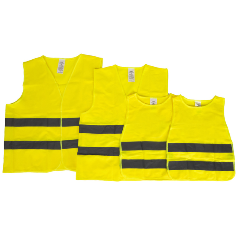 Carbest Warnwesten-Set, gelb