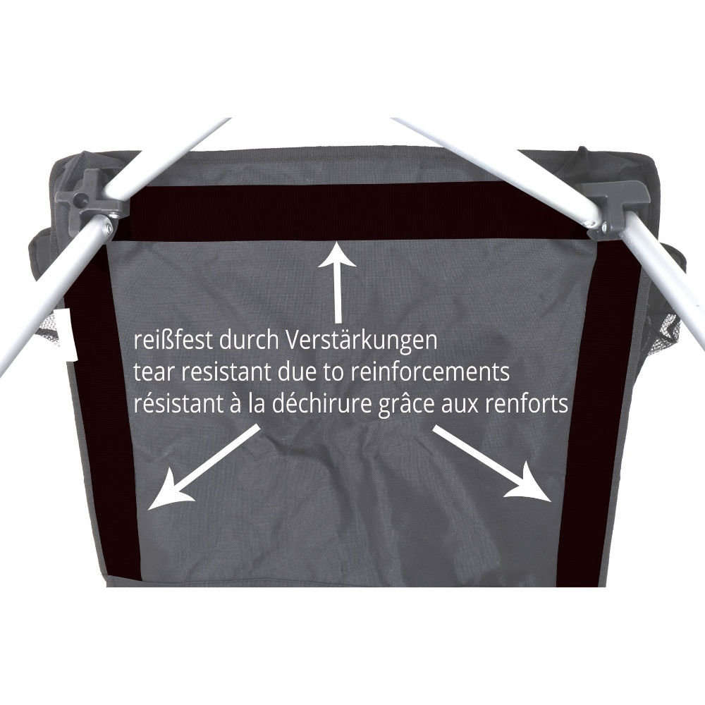 BasicNature Travelchair Holiday schwarz