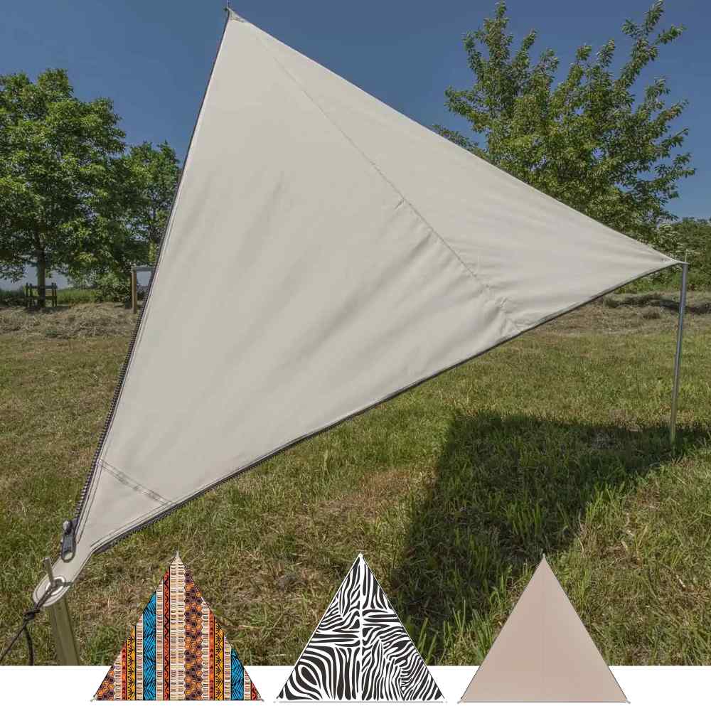 Bent Sonnensegel TC-Zip Canvas Africa