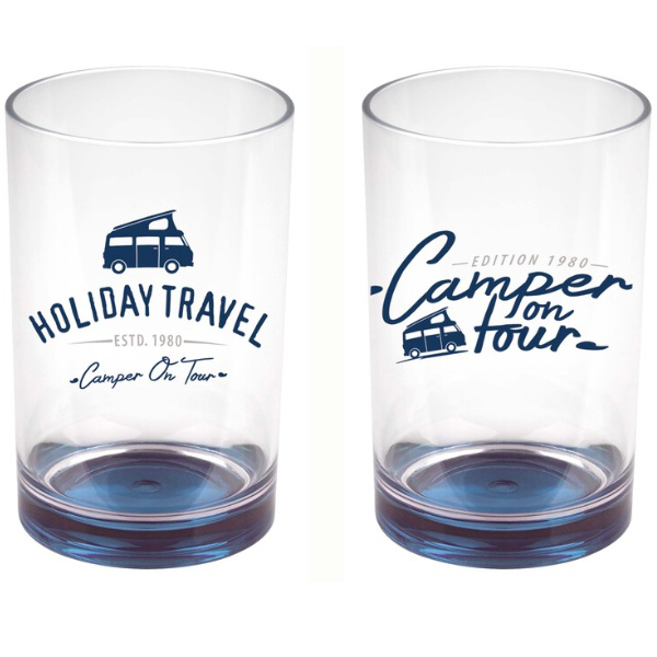 Holiday Travel Glas Key West 2er Set, 350 ml