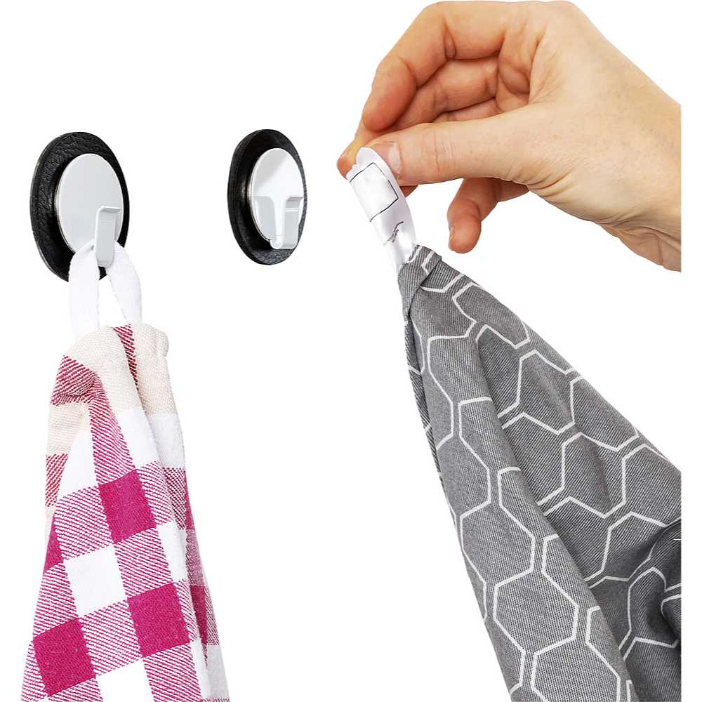 Silwy Magnet-Haken Clever Black/White