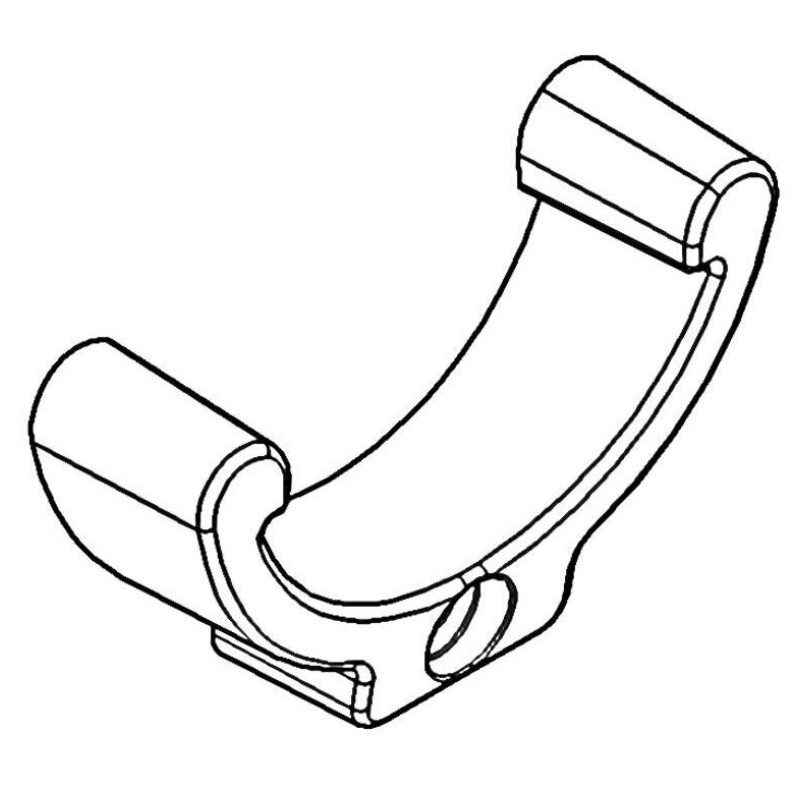 BR-Systems Endkappe Fahrradschiene für Bike Lift