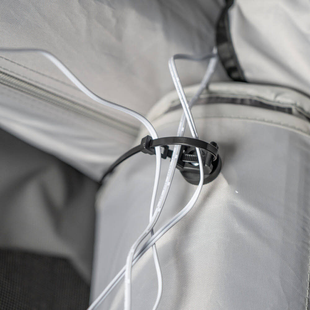 Brugger Magnetbefestigungsset für LED Lichtleisten in Luftzelten