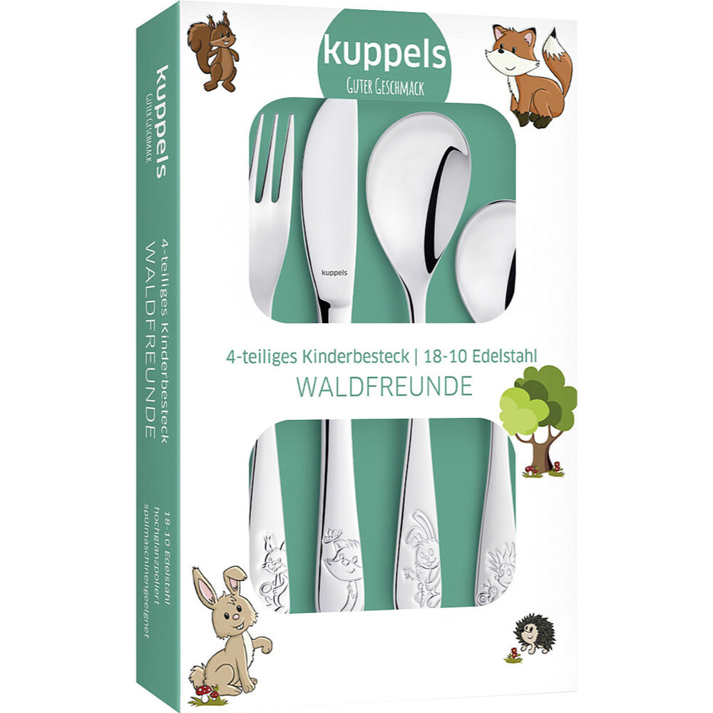 Kuppels Kinderbesteckset Waldfreunde, 4-teilig