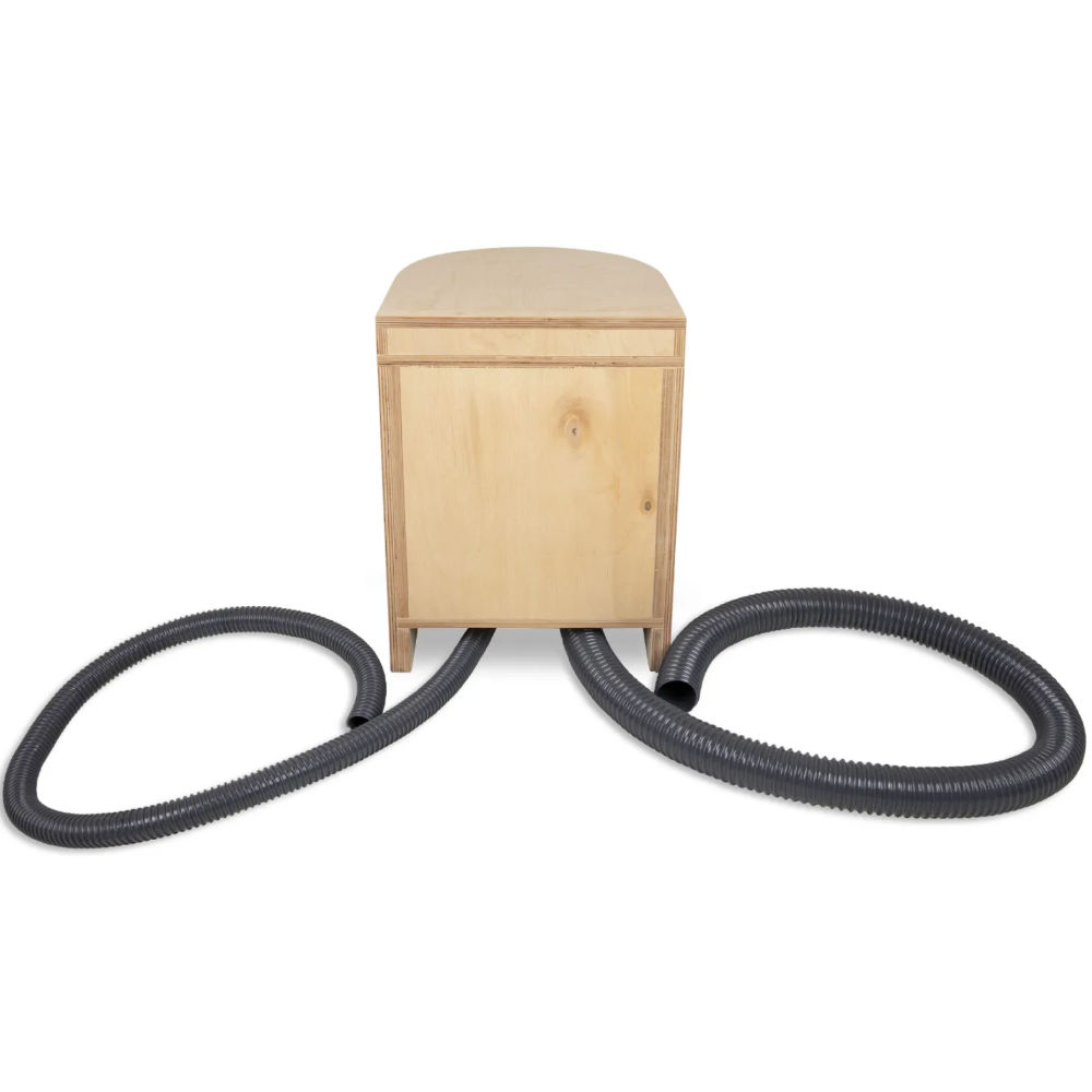 TROBOLO TinyBloem Trenntoilette natur mit integriertem Abluftsystem