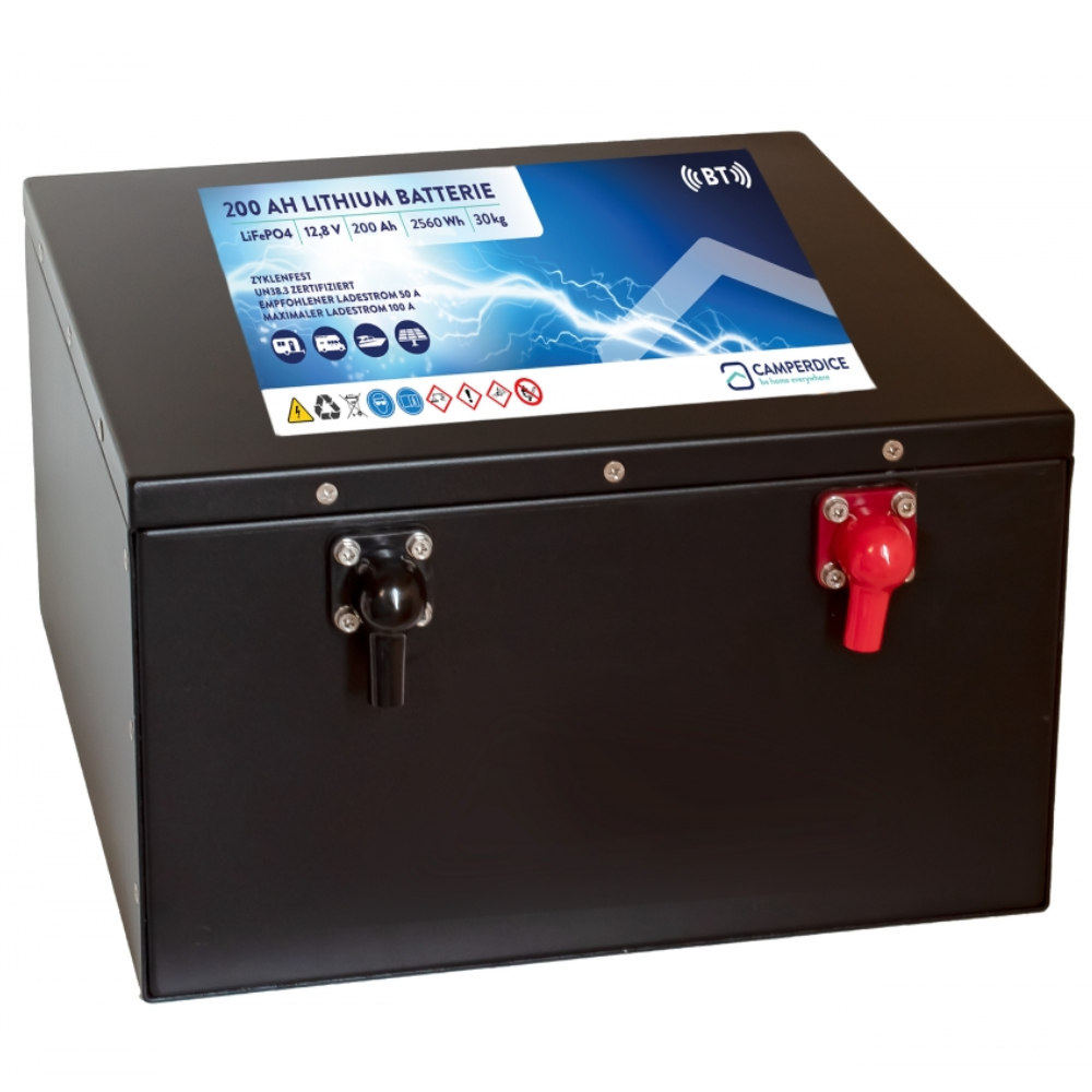Camperdice LiFePO4 Lithium Batterie 200 Ah