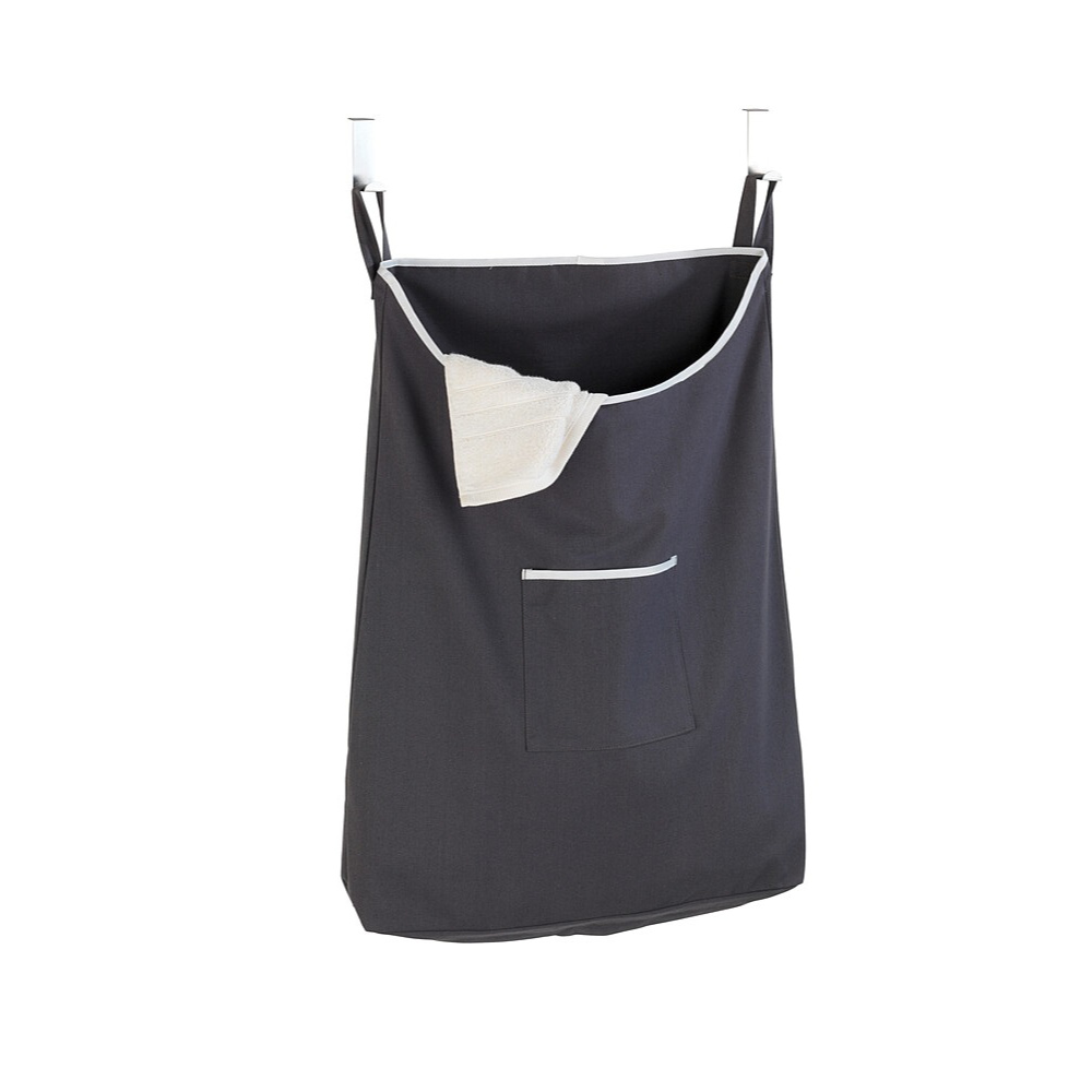 Wenko Tür- Wäschesammler Canguro, grau