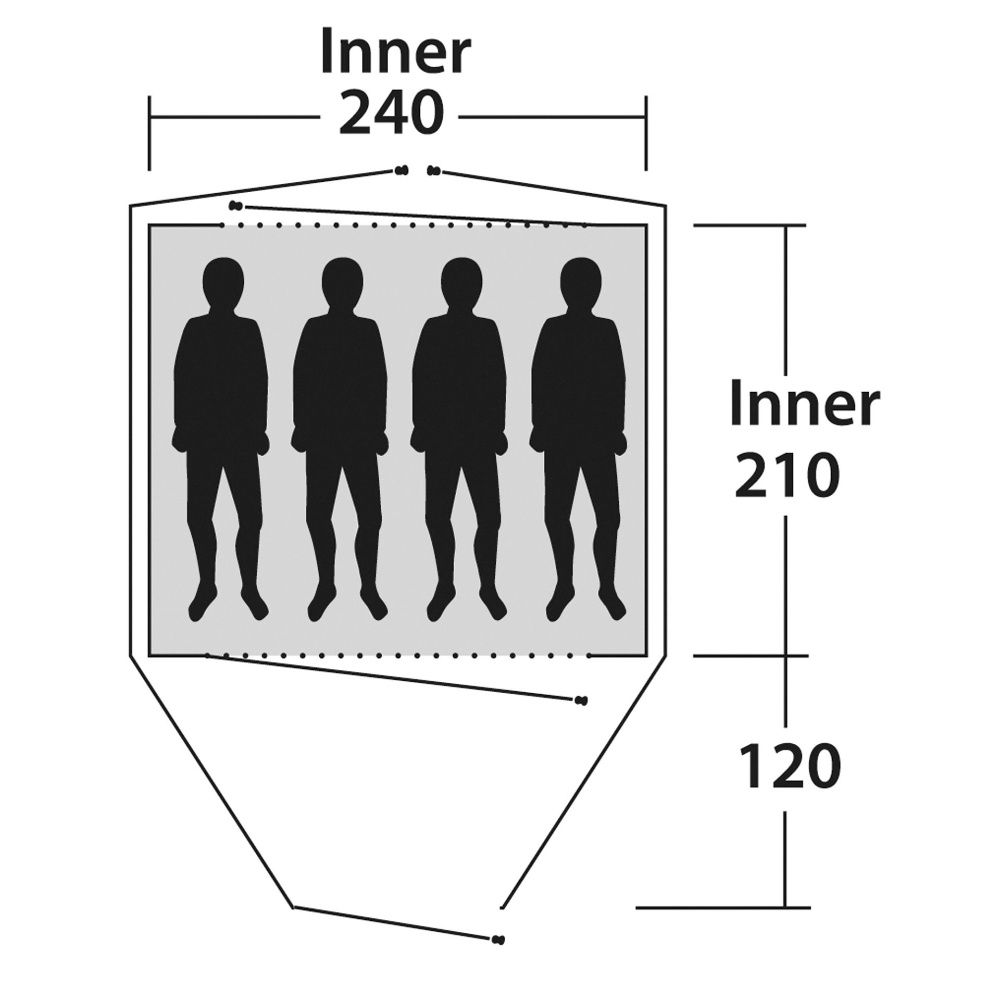 Outwell Zelt Cloud 4 Personen