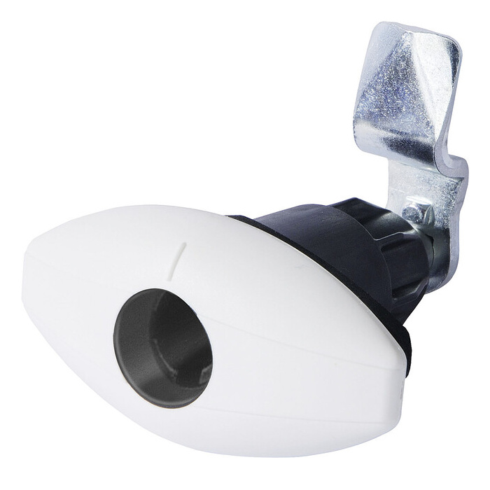 STS Klappenschloss Ellipse klein, Kompressionsverschluss, STS/Zadi, Fiat Bianco