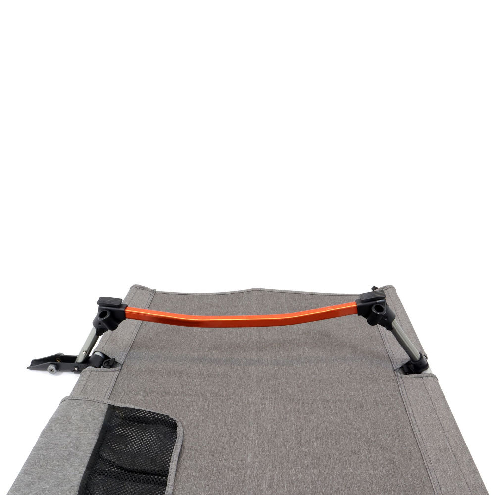 BasicNature Campingbett Lifted grau 190 cm