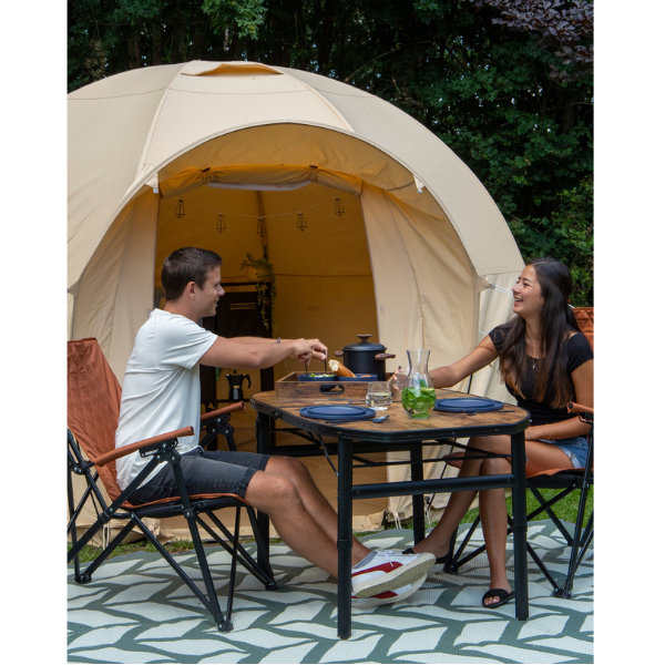 bo-camp Campingtisch Industrial Melrose 120 x 80 cm