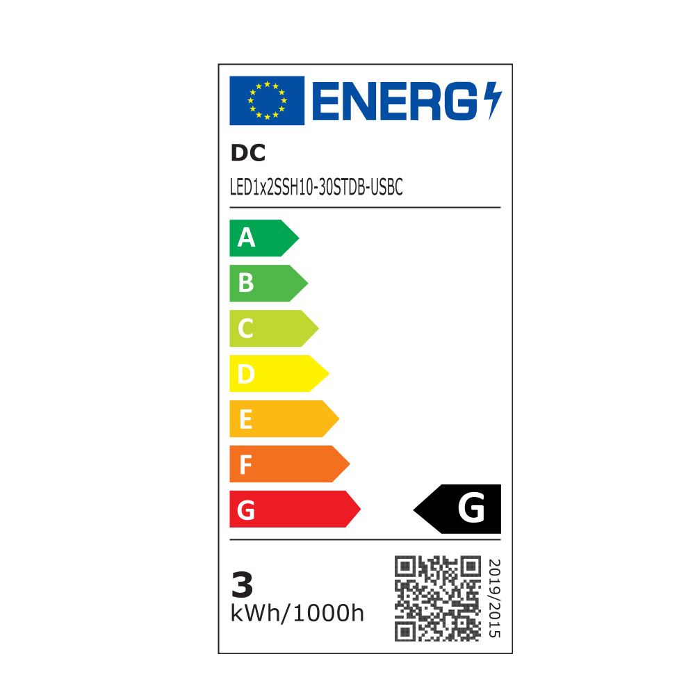David LED Schwanenhalsleuchte schwarz mit beleuchteten Dimmschalter