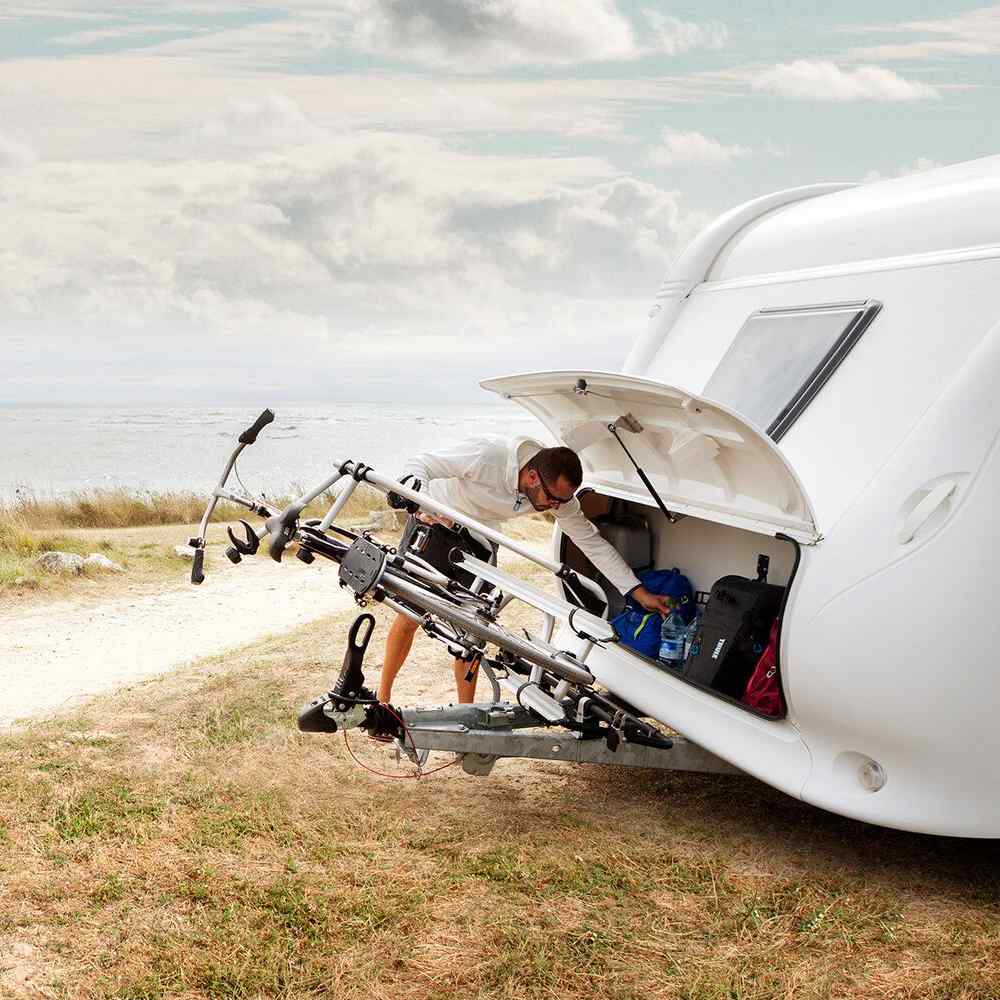 Thule Fahrradträger Caravan Superb XT short Version, eloxiert