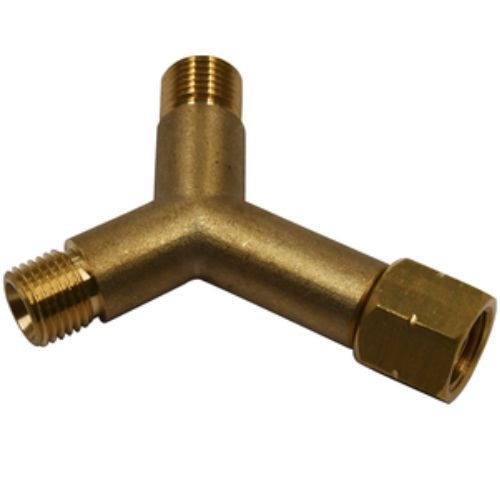 Y-Adapter mit ÜM 1/4 links