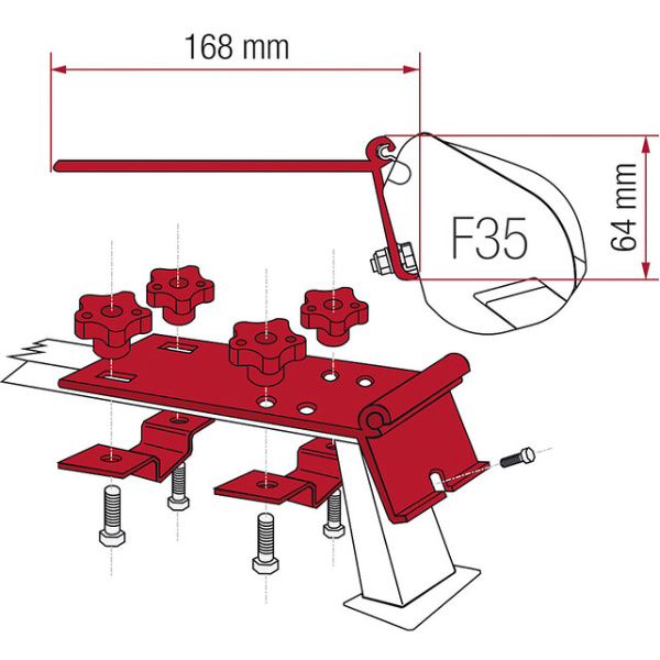 Fiamma Kit Standard für Markisenadapter F35