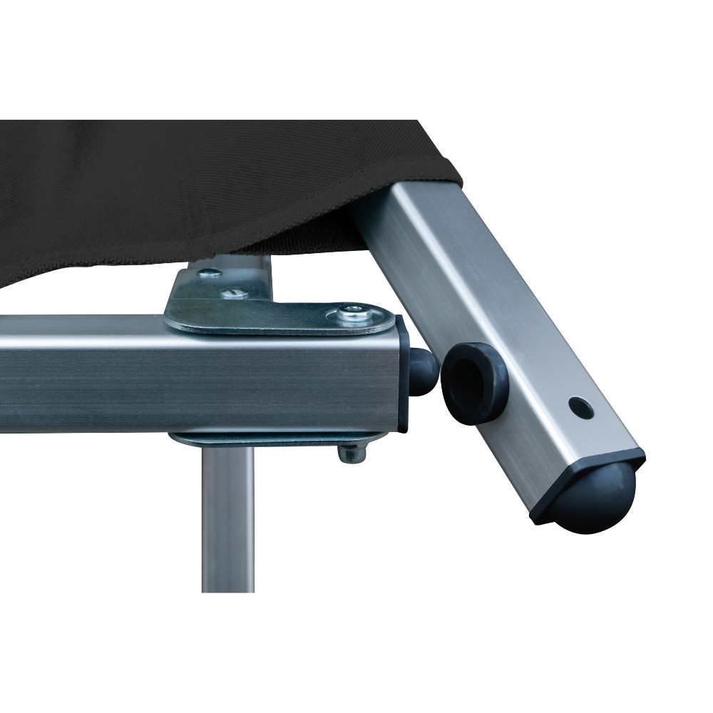 BasicNature Travelchair Feldbett schwarz 210 cm