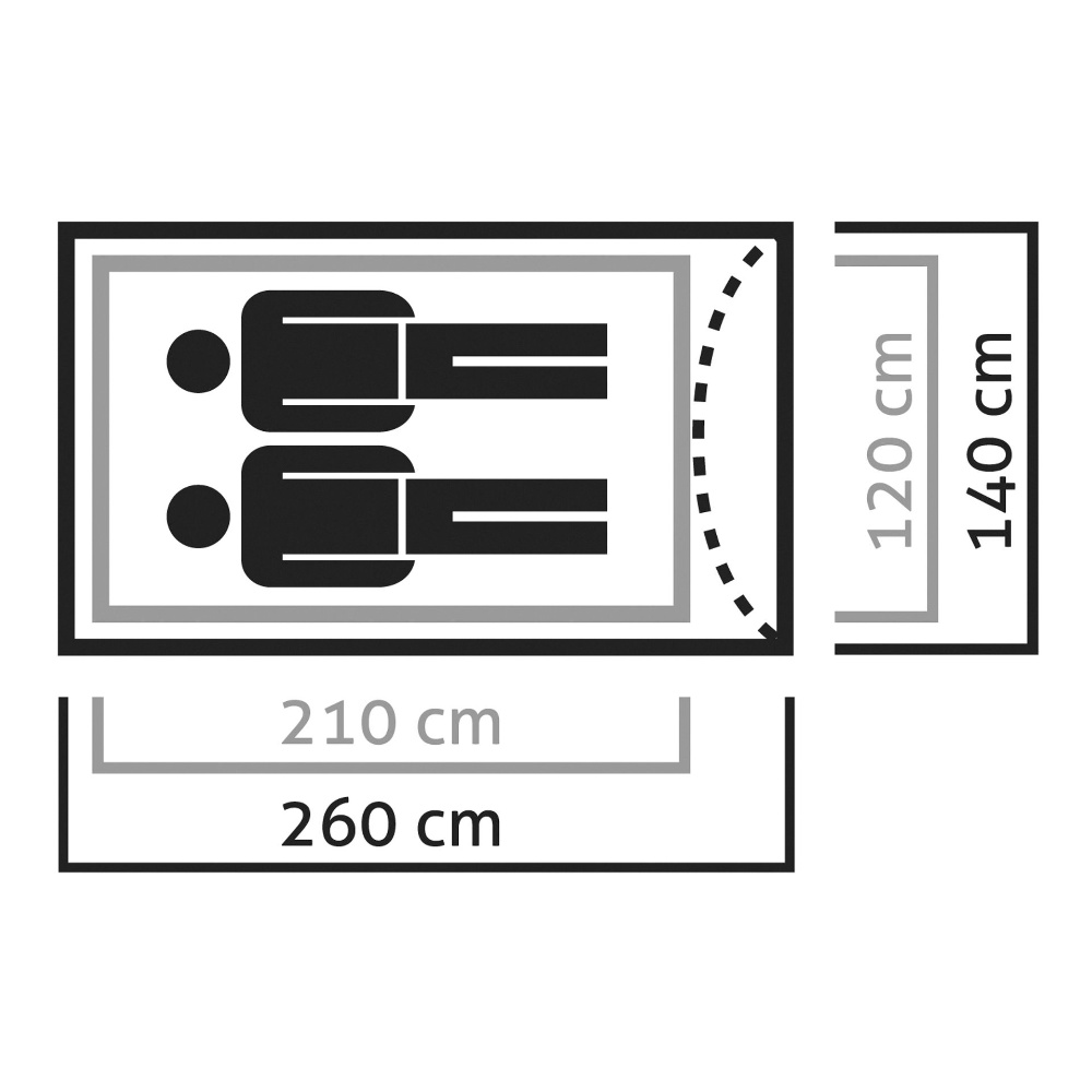 Salewa Zelt Litetrek Pro 2 Personen
