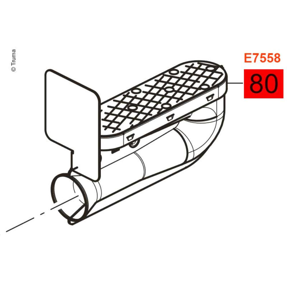 Truma Schalenbrenner 50 / 30mbr  zu Truma S2200