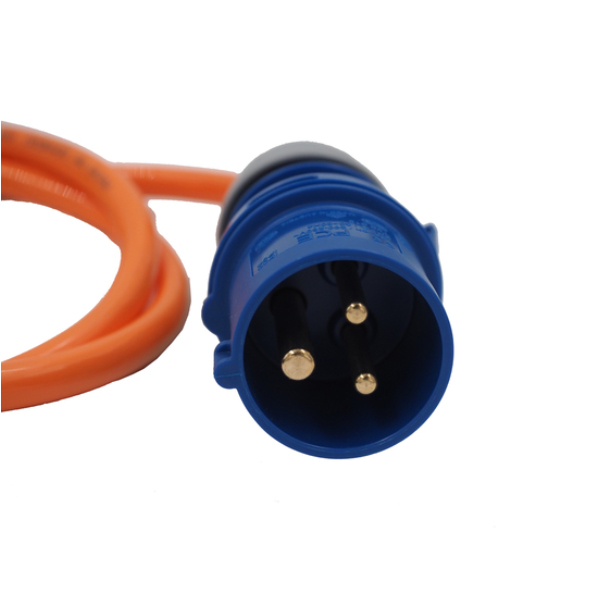Weingärtner Adapterleitung H07BQ-F 3G2,5 Kabellänge 1,5 m, orange