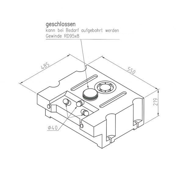 Goebel Wassertank 45 Liter SC 108045