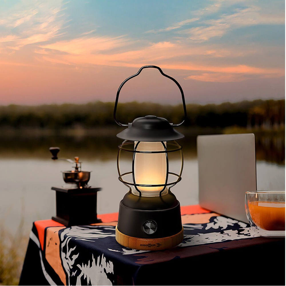Brunner Akku-Campinglampe Laterne Lyss 450 lm