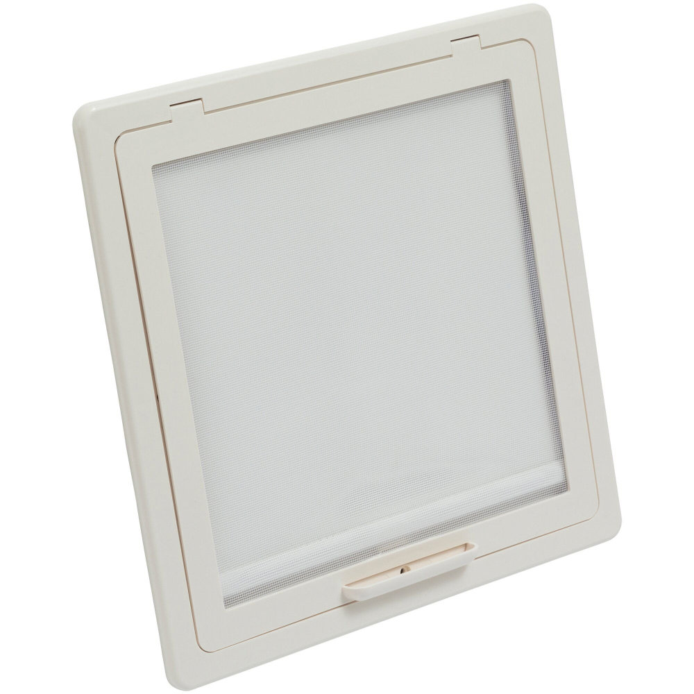 MPK VisionVent S eco inkl. Fliegengitter und Verdunkelung 280x280 mm cremeweiß