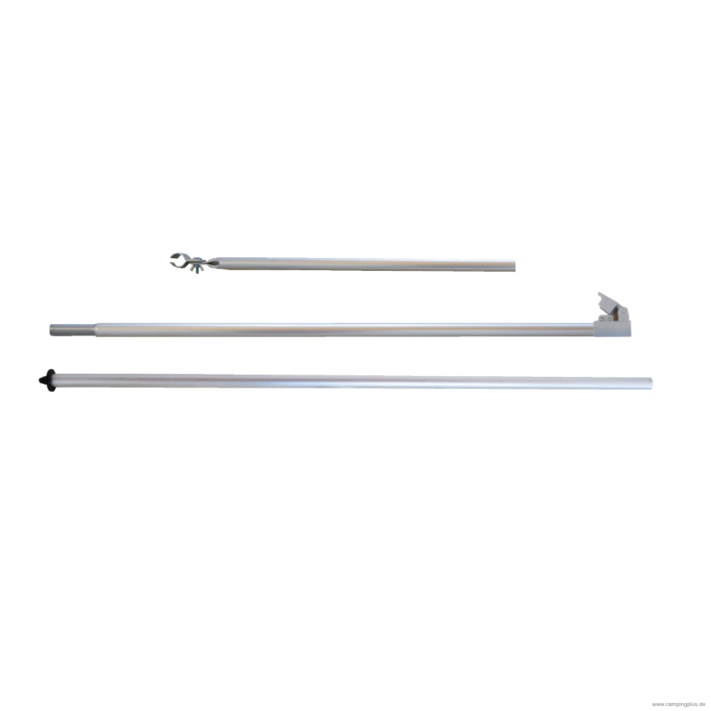 DWT Orkanstütze mit Bodenspitze 25 x 1 mm Alu m. Gripstop, 170-260 cm