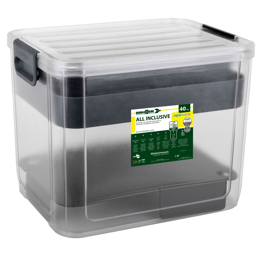 Brunner Geschirrset Pearl All Inclusive VIP, 40-teilig