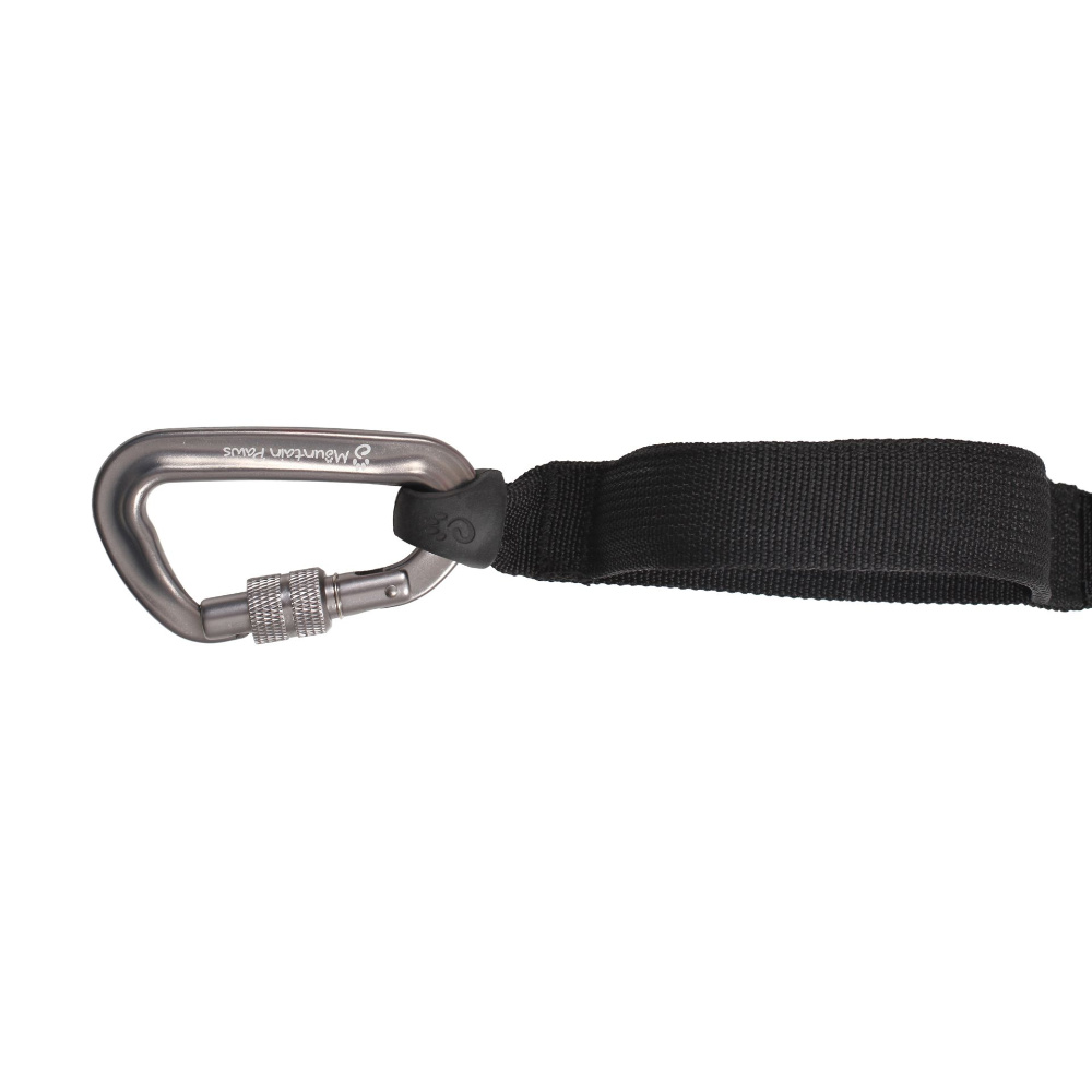 Mountain Paws Leine Shock Absorber schwarz