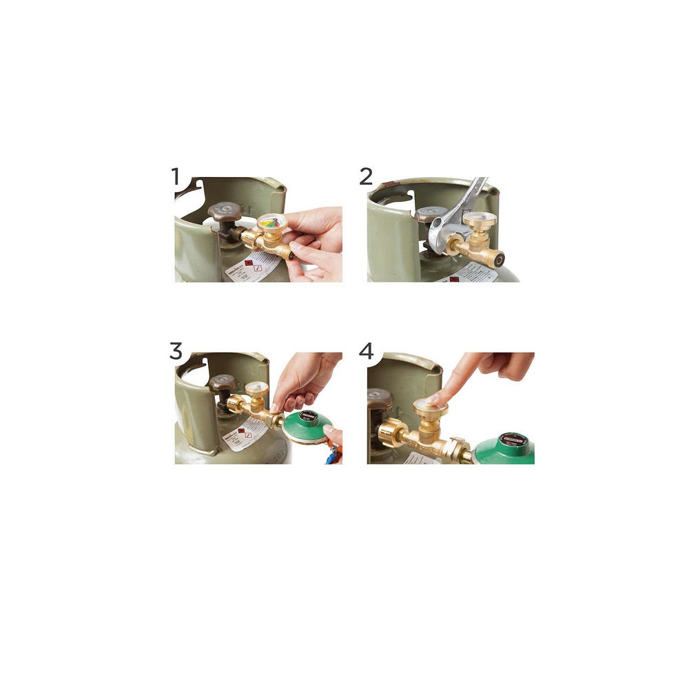 GasStop Notschlussarmatur für Propangasflasche