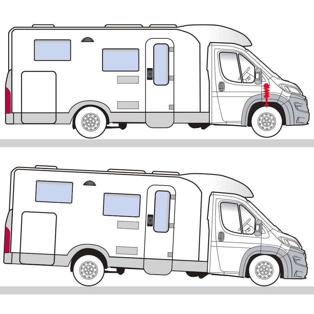 Linnepe Komfortfederbein ProShock für Fiat Ducato ab 07/2006