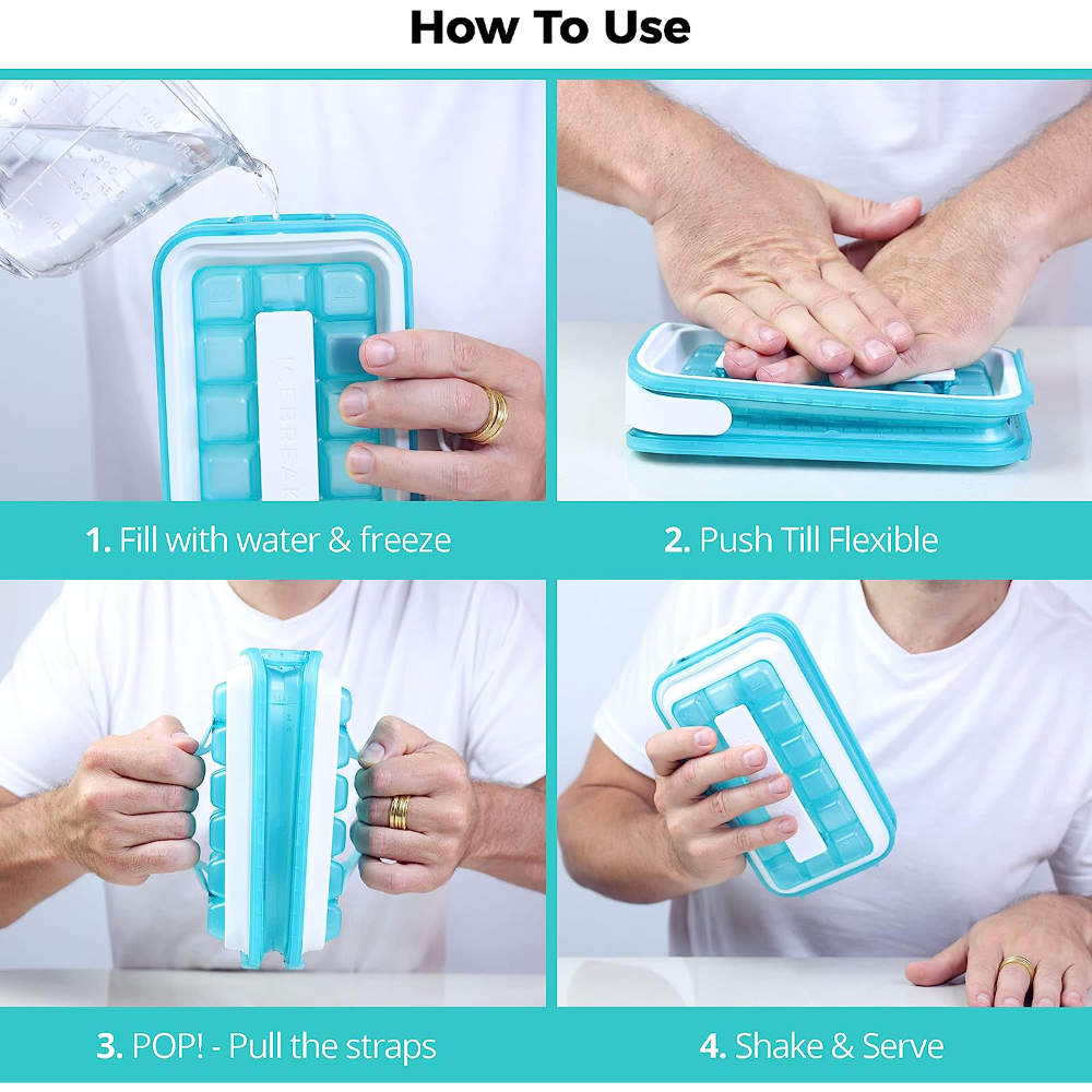 ICEBREAKER POP Eiswürfelform - Clear Black